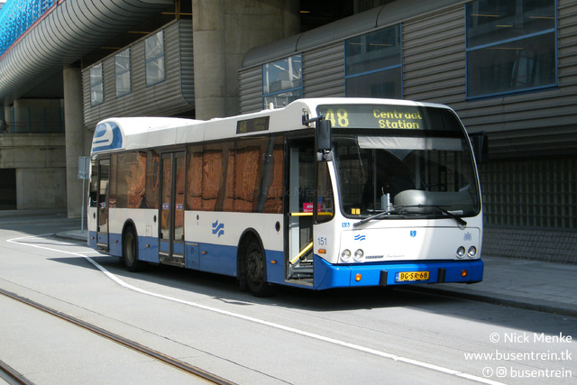 Foto van GVB Berkhof Jonckheer 151 Standaardbus door Busentrein
