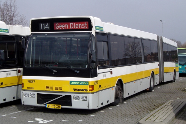 Foto van CXX Berkhof Duvedec G 7687 Gelede bus door_gemaakt wyke2207