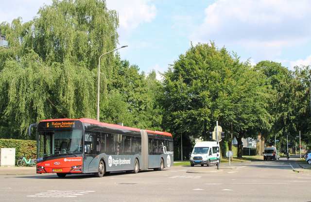 Foto van OVinIJ Solaris Urbino 18 9303 Gelede bus door_gemaakt busspotteramf