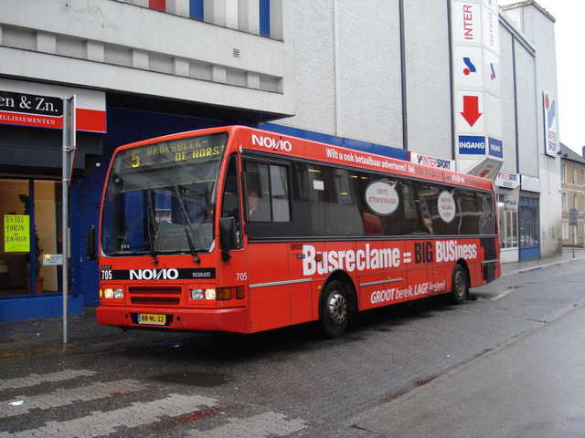Foto van NVO Berkhof 2000NL 705 Standaardbus door DennisNijmegen