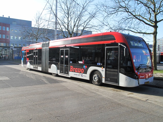Foto van HER VDL Citea SLFA-181 Electric 9505 Gelede bus door Jelmer