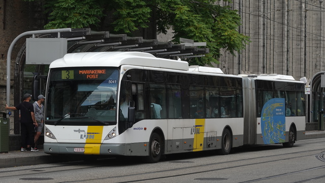 Foto van DeLijn Van Hool AG300 5041 Gelede bus door_gemaakt WDK6761G1