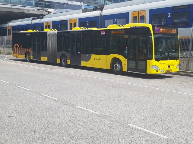 Foto van QBZ Mercedes-Benz Citaro G 4153 Gelede bus door_gemaakt treinspotter-Dordrecht-zuid