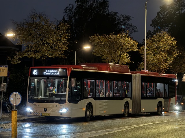 Foto van EBS Mercedes-Benz Citaro G NGT Hybrid 1110 Gelede bus door_gemaakt Stadsbus