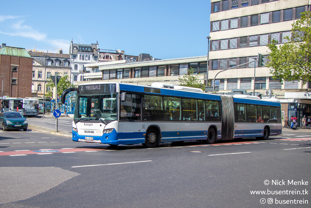 Foto van Langen Scania Citywide LFA 1415 Gelede bus door_gemaakt Busentrein