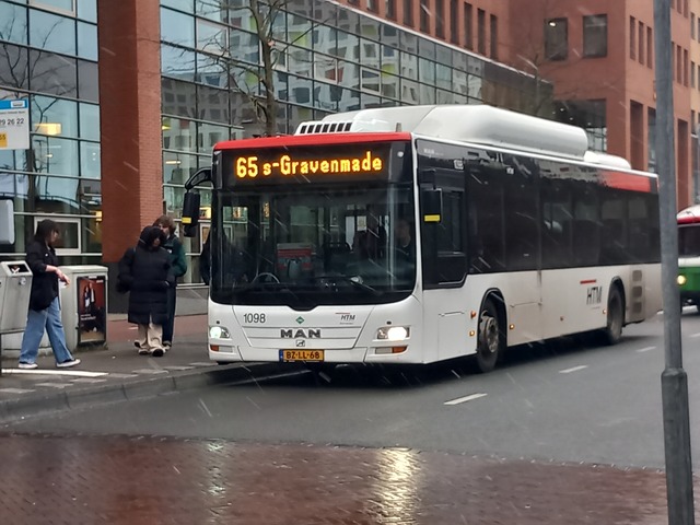 Foto van HTM MAN Lion's City CNG 1098 Standaardbus door Rafael070