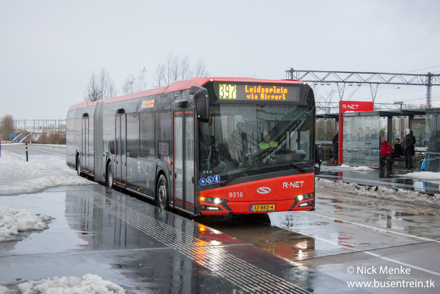Foto van CXX Solaris Urbino 18 9316 Gelede bus door Busentrein