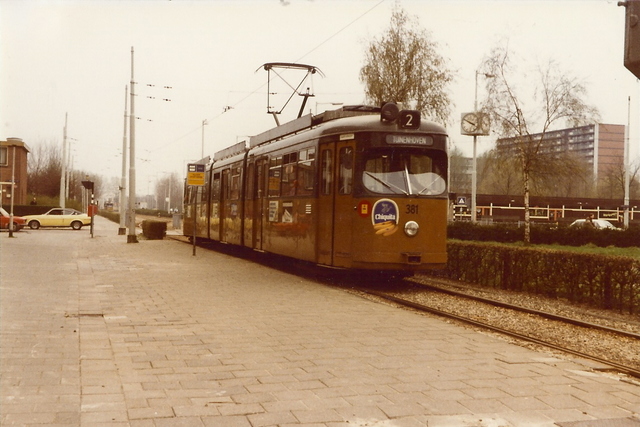Foto van RET Rotterdamse Düwag GT8 381 Tram door JanWillem