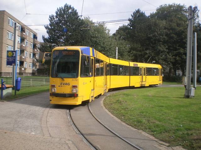 Foto van RBN Stadtbahnwagen M/N 8 1173 Tram door_gemaakt Perzik