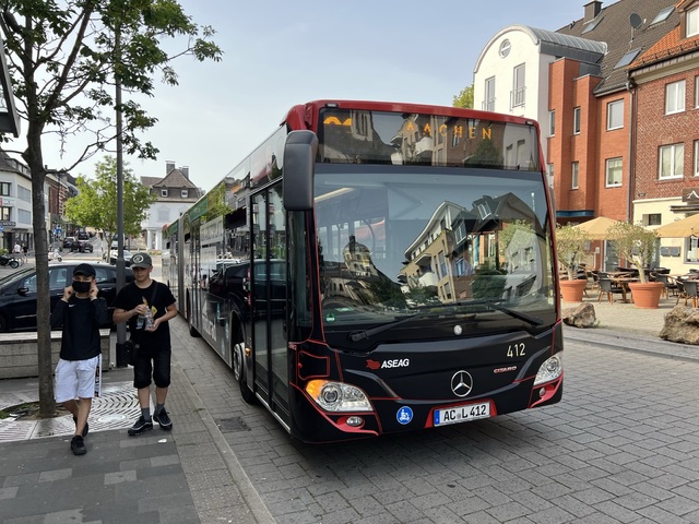 Foto van ASEAG Mercedes-Benz Citaro G 412 Gelede bus door_gemaakt Stadsbus
