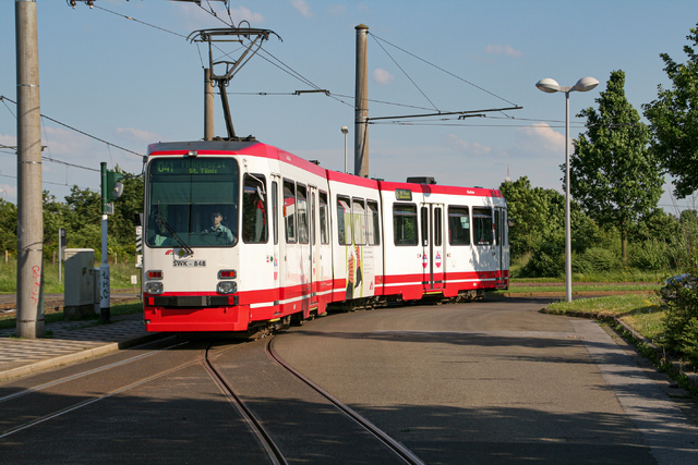 Foto van SWK Stadtbahnwagen M/N 8 848 Tram door Martin