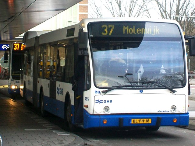 Foto van GVB Berkhof Jonckheer G 465 Gelede bus door_gemaakt wyke2207
