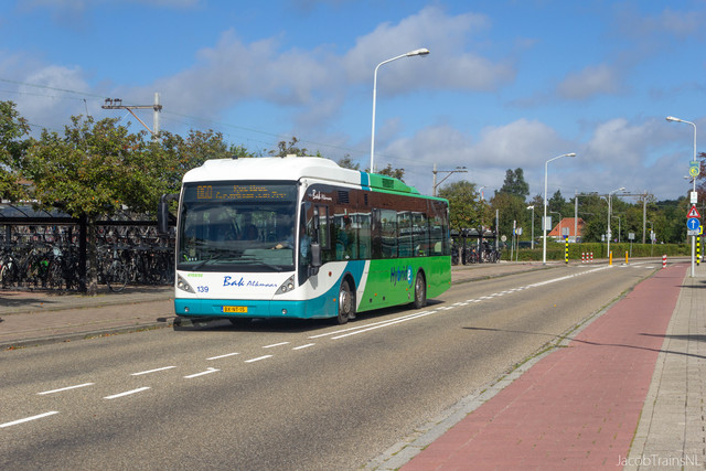 Foto van Bak Van Hool A300 Hybrid 139 Standaardbus door_gemaakt JacobTrains