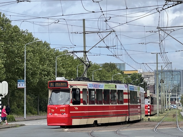 Foto van HTM GTL8 3132 Tram door Stadsbus