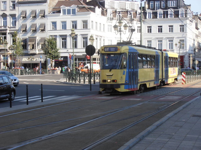 Foto van MIVB Brusselse PCC 7741 Tram door Perzik