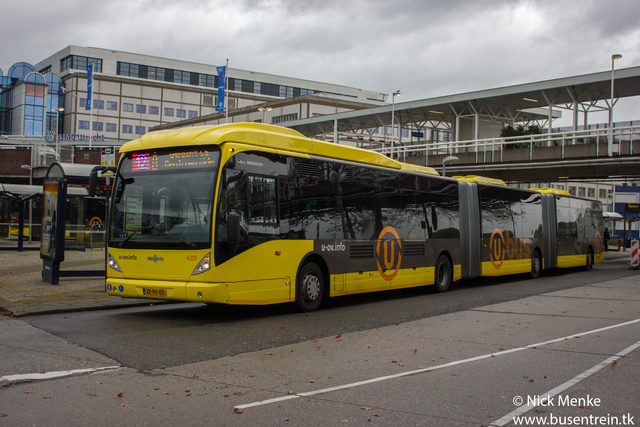 Foto van QBZ Van Hool AGG300 4205 Dubbelgelede bus door_gemaakt Busentrein