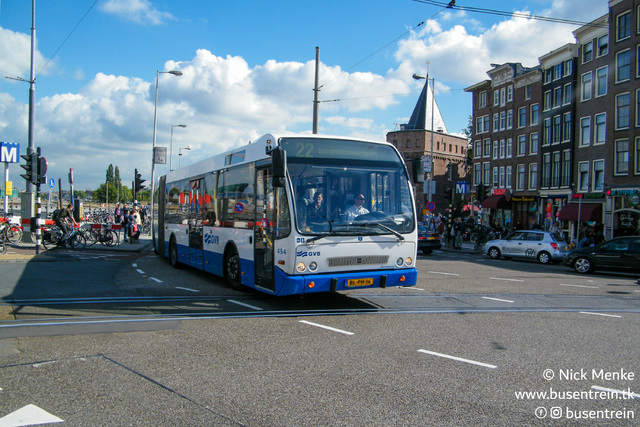 Foto van GVB Berkhof Jonckheer G 454 Gelede bus door_gemaakt Busentrein
