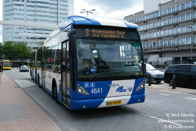 Foto van GVU Van Hool AG300 4641 Gelede bus door Busentrein