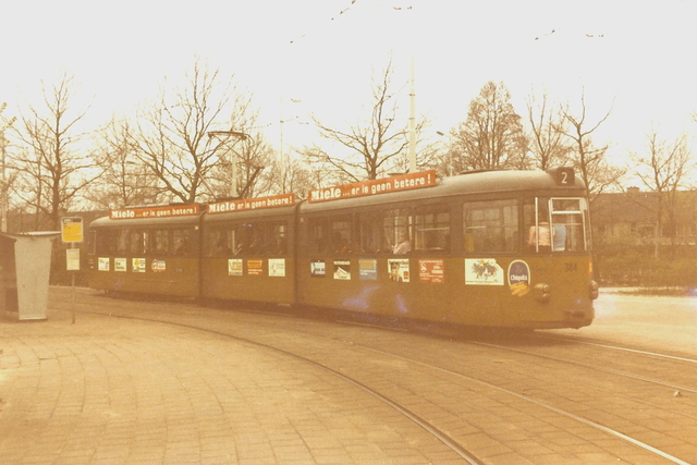 Foto van RET Rotterdamse Düwag GT8 384 Tram door JanWillem