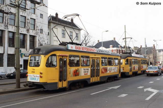 Foto van HTM Haagse PCC 2104 Tram door RW2014
