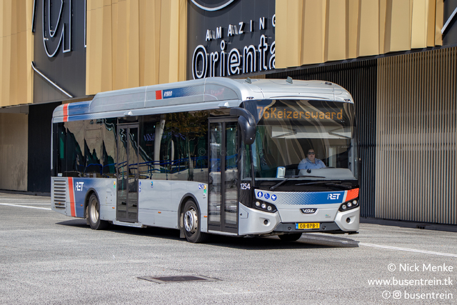 Foto van RET VDL Citea SLE-120 Hybrid 1254 Standaardbus door_gemaakt Busentrein