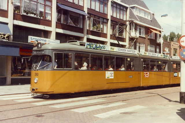 Foto van RET Rotterdamse Düwag GT8 380 Tram door JanWillem