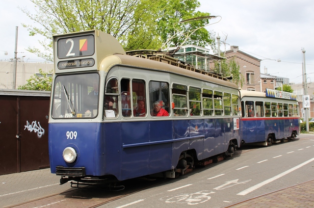 Foto van EMTA Amsterdamse drieasser 909 Tram door_gemaakt JaKo177
