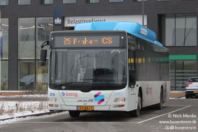 Foto van HER MAN Lion's City CNG 5345 Standaardbus door Busentrein