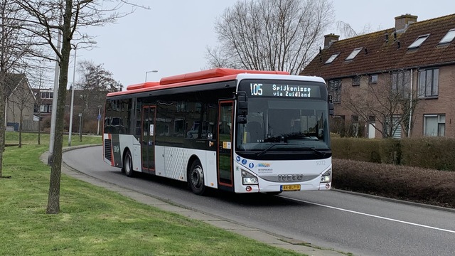 Foto van EBS Iveco Crossway LE CNG (12mtr) 5072 Standaardbus door Stadsbus