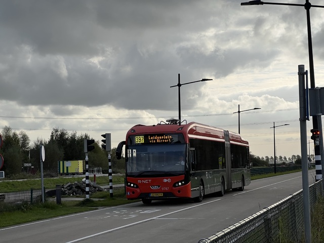 Foto van CXX VDL Citea SLFA-180 Electric 9787 Gelede bus door_gemaakt Stadsbus