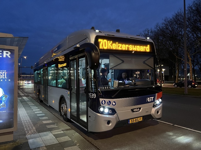 Foto van RET VDL Citea SLF-120 Electric 1539 Standaardbus door Stadsbus