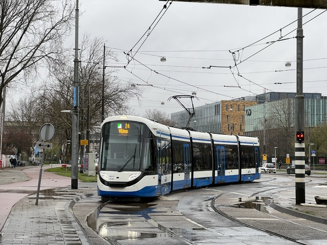 Foto van GVB 15G-tram (Urbos) 3039 Tram door Stadsbus