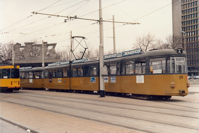 Foto van RET Rotterdamse Düwag GT8 379 Tram door JanWillem