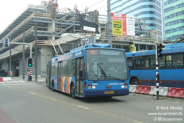 Foto van CXX Van Hool AG300T 5204 Gelede bus door_gemaakt Busentrein