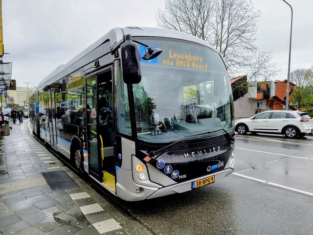 Foto van QBZ Heuliez GX437 ELEC 7416 Gelede bus door_gemaakt Draken-OV