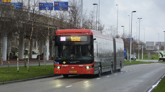 Foto van CXX Ebusco 2.2 (18mtr) 9828 Gelede bus door_gemaakt WartenHoofdstraat