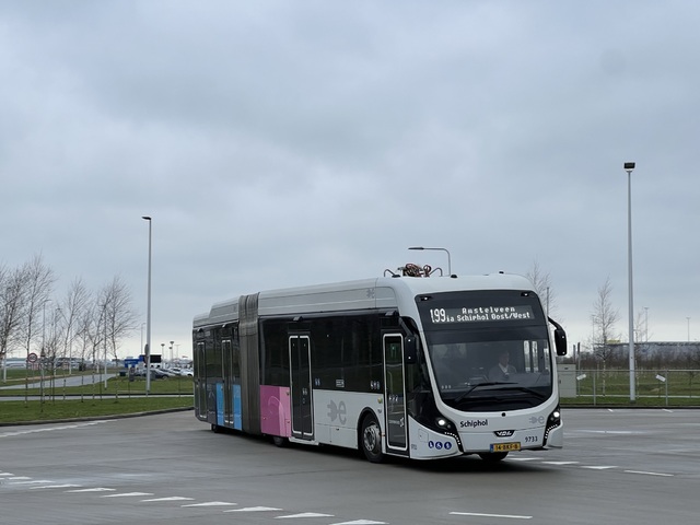 Foto van CXX VDL Citea SLFA-181 Electric 9733 Gelede bus door_gemaakt Stadsbus
