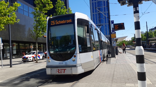 Foto van RET Rotterdamse Citadis 2059 Tram door Sneltram