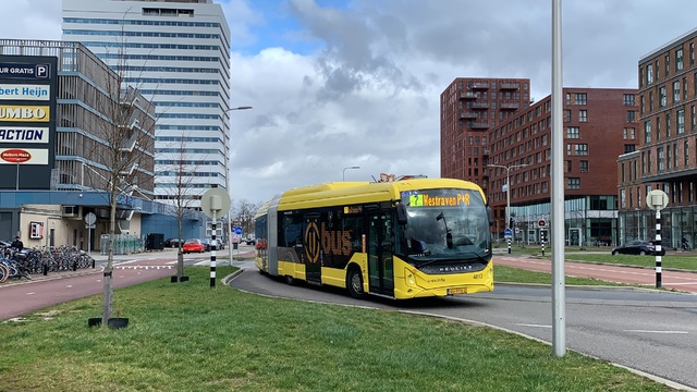 Foto van QBZ Heuliez GX437 ELEC 4813 Gelede bus door_gemaakt Stadsbus