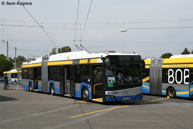 Foto van SWS Solaris Trollino 18 867 Gelede bus door RW2014