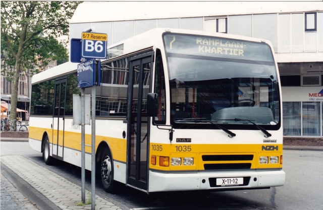 Foto van NZH Berkhof 2000NL 1035 Standaardbus door wyke2207