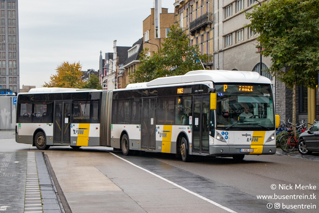 Foto van DeLijn Van Hool AG300 2218 Gelede bus door Busentrein
