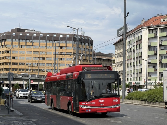 Foto van BKK Solaris Trollino 12 8017 Standaardbus door Stadsbus