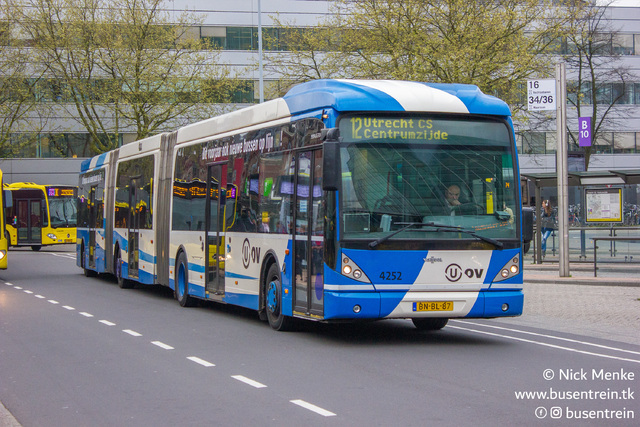 Foto van QBZ Van Hool AGG300 4252 Dubbelgelede bus door Busentrein