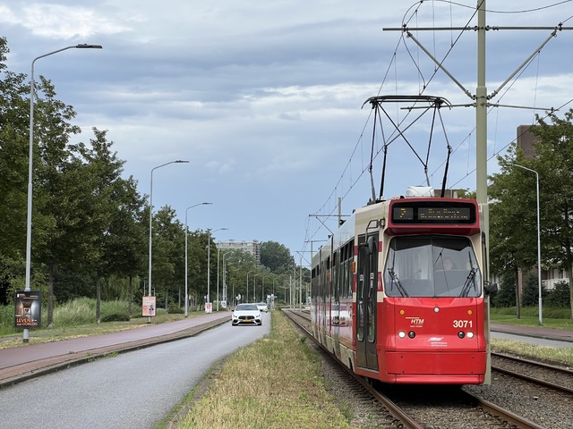 Foto van HTM GTL8 3071 Tram door Stadsbus