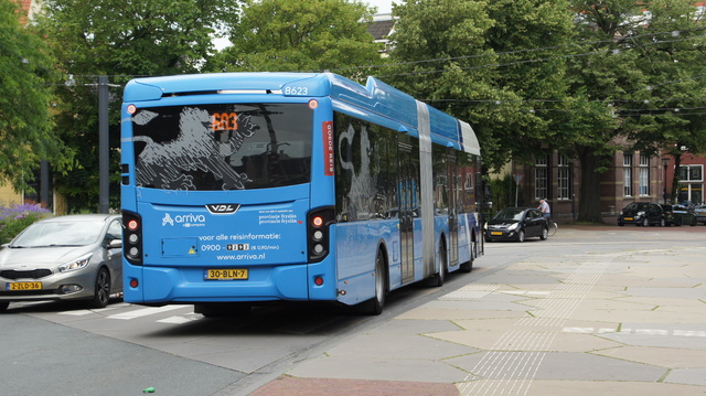 Foto van ARR VDL Citea SLFA-180 Electric 8623 Gelede bus door WartenHoofdstraat
