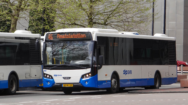 Foto van GVB VDL Citea SLF-120 1148 Standaardbus door OVdoorNederland