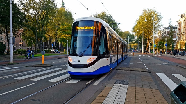 Foto van GVB 15G-tram (Urbos) 3028 Tram door TZoid