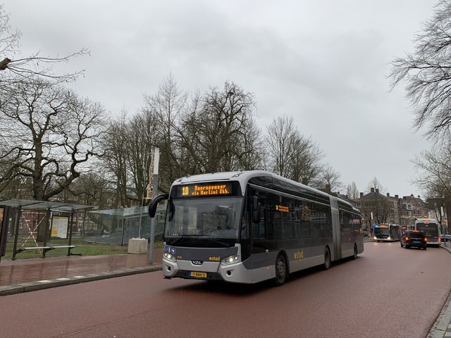 Foto van QBZ VDL Citea SLFA-180 Electric 7055 Gelede bus door Stadsbus