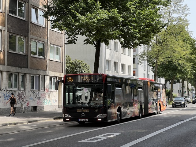 Foto van ASEAG Mercedes-Benz CapaCity 324 Gelede bus door_gemaakt Stadsbus